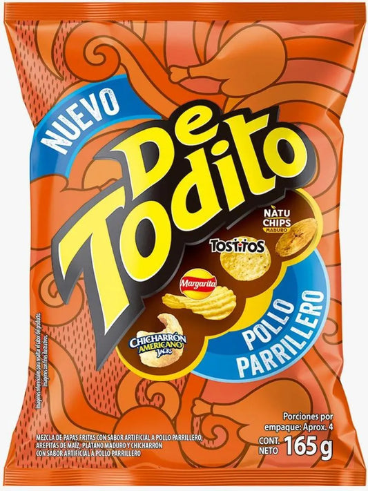 DE TODITO FRITOLAY POLLO PARRILLERO X165
