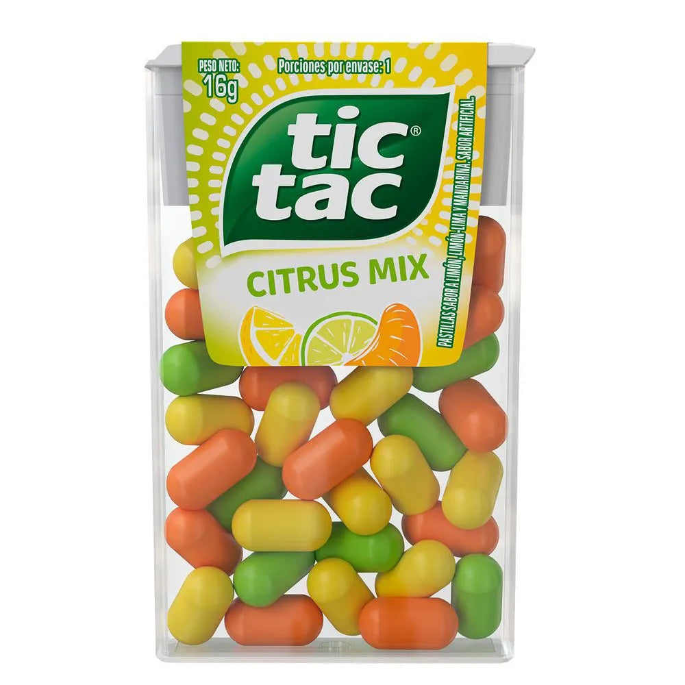 DULCES TIC TAC CITRUS MIX
