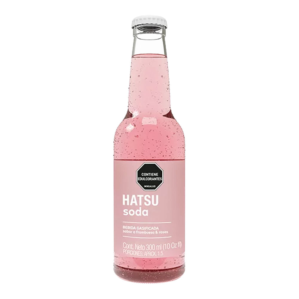 SODA HATSU FRAMBUESA Y ROSAS X300