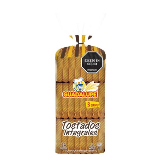 TOSTADAS GUADALUPE INTEGRALES X280