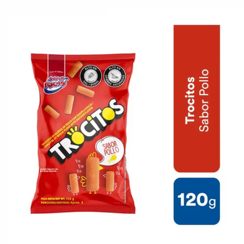 TROCITOS SUPER RICAS POLLO X120