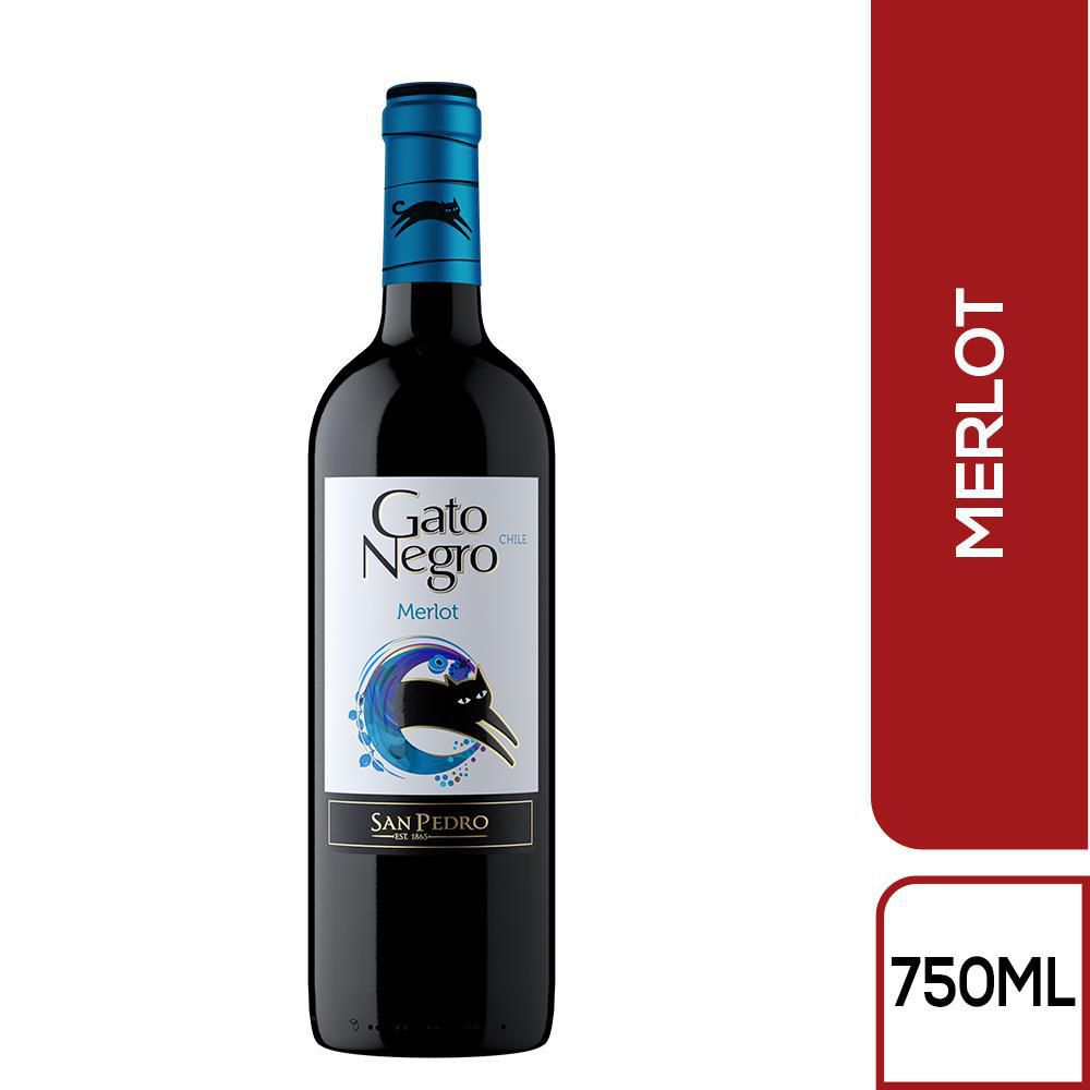 VINO GATO NEGRO MERLOT X750