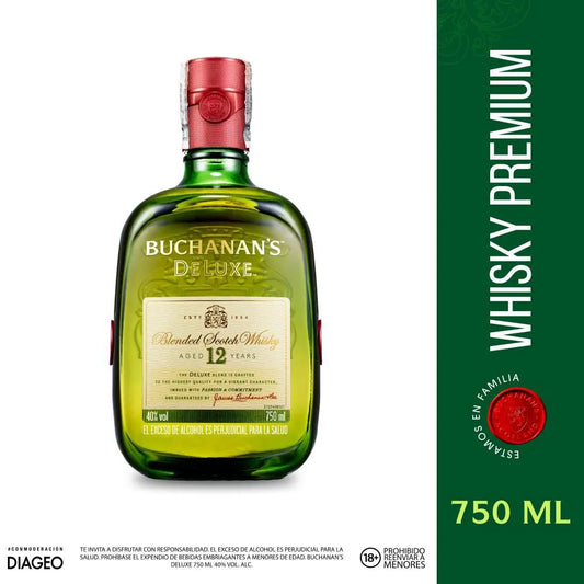 BUCHANANS DELUXE 12 AÑOS X750