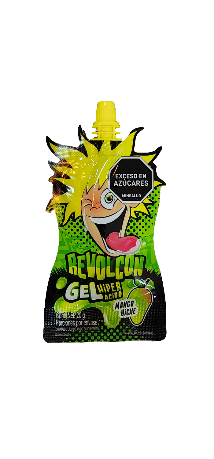 DULCE REVOLCON GEL HIPER ACIDO MANGO BICHE X20