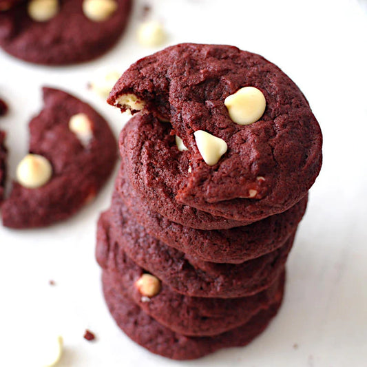 GALLETA RED VELVET RELLENA DE NUTELLA