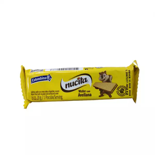GALLETAS NUCITA WAFER UNIDAD