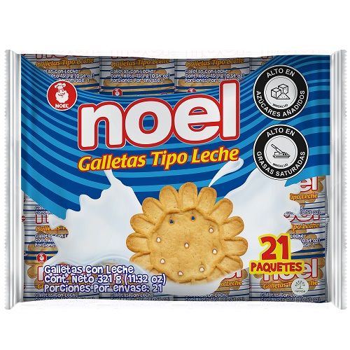 GALLETAS NOEL TIPO LECHE X21