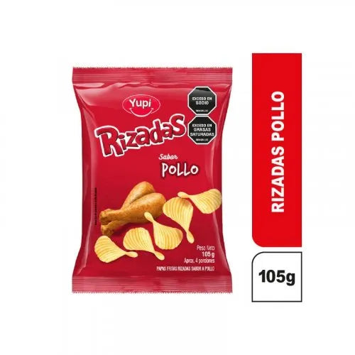 PAPAS RIZADAS POLLO X105