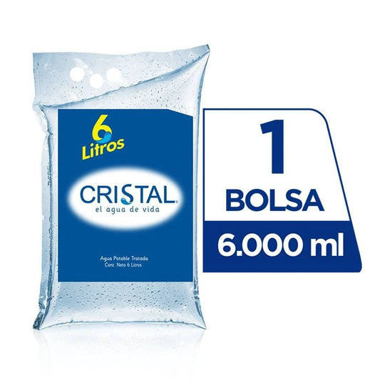 AGUA CRISTAL BOLSA X6000