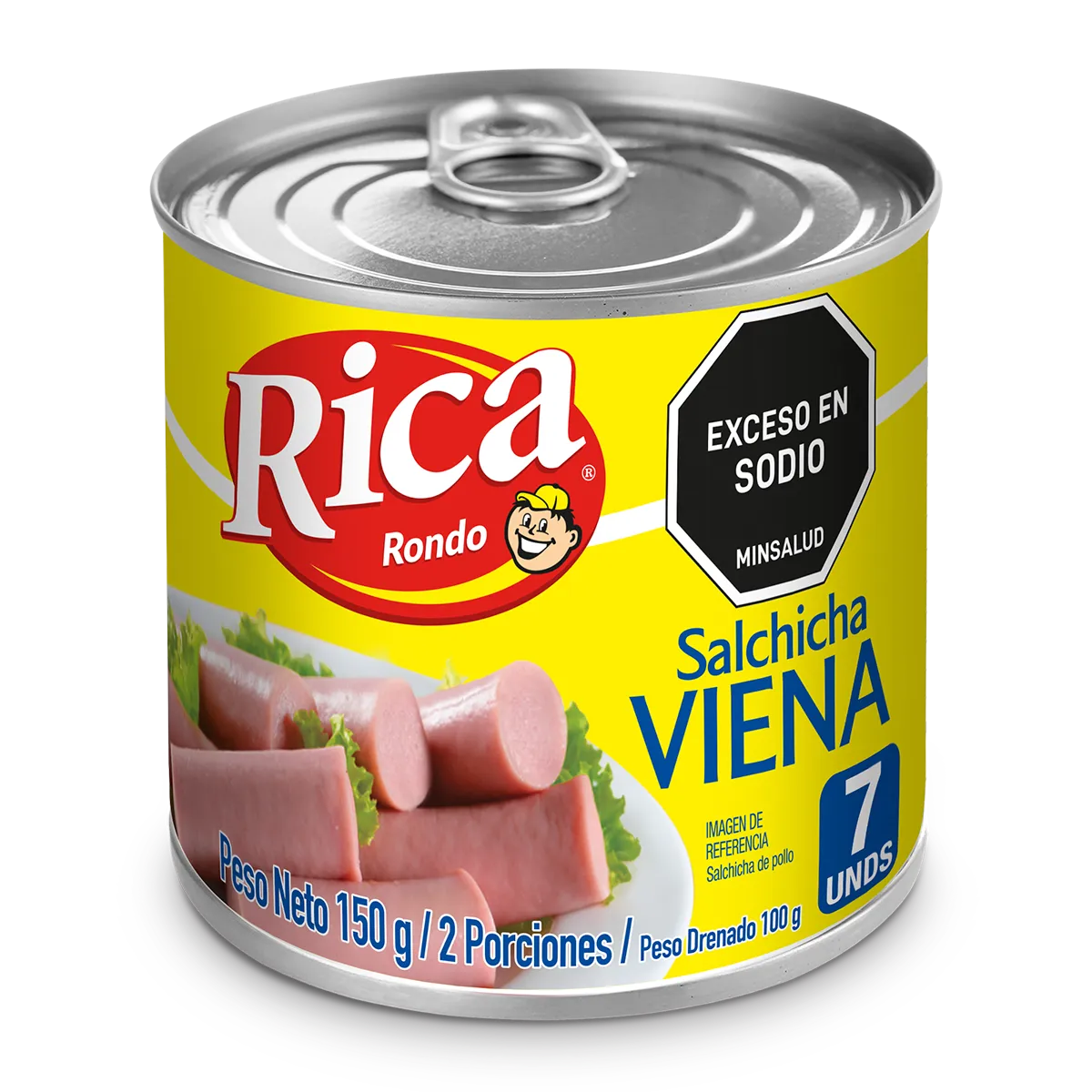 SALCHICHA RICA RONDO VIENA X7