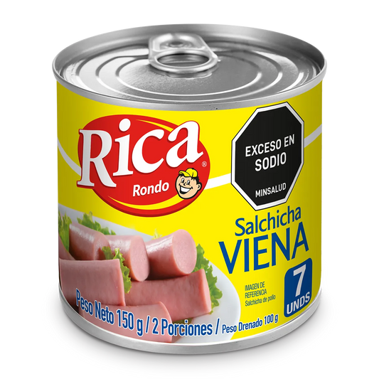 SALCHICHA RICA RONDO VIENA X7