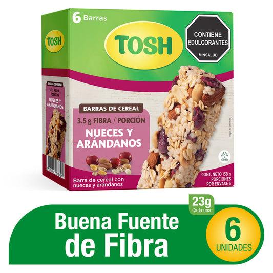 BARRAS TOSH ARANDANOS X6