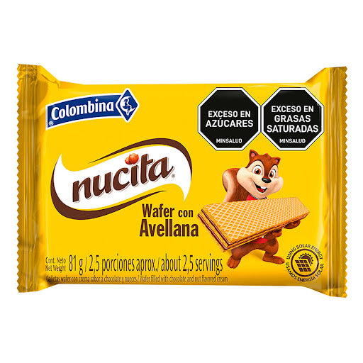 GALLETAS NUCITA WAFER X81